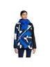 Tory Burch Color Block Blue Black White Jacket Size M - photo 1