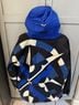 Tory Burch Color Block Blue Black White Jacket Size M - photo 3