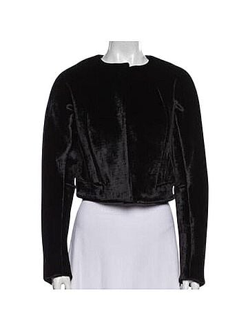 Derek Lam Runway Fur Crop Biker Jacket Jacket (view 1)