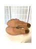 Sam Edelman 100% Suede Solid Tan Brown Sandals Size 12 - photo 7