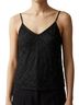 Anthropologie 100% Polyester Argyle Black Short Sleeve Top Size XXS - photo 1