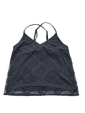 Anthropologie Beaded Icon Cami Short Sleeve Top (view 2)