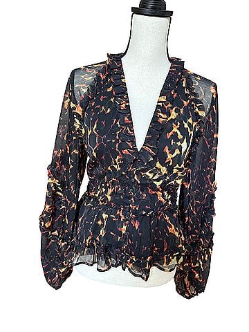 ALLSAINTS Silvie Long Sleeve Blouse (view 1)