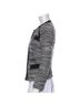 IRO 100% Lambskin Tweed Black Gray Jacket Size 6 - photo 3