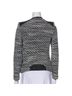 IRO 100% Lambskin Tweed Black Gray Jacket Size 6 - photo 2