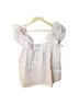 Harshman Stripes Pink White Sleeveless Top Size L - photo 1