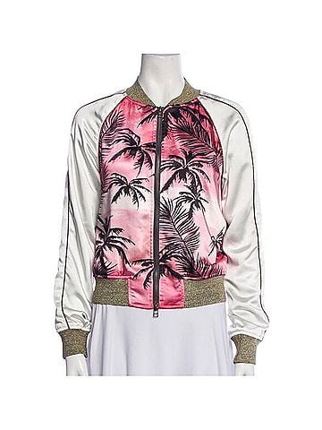 Pam & Gela Colorblock Satin Jacket Jacket (view 1)