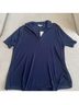 Michael Stars Blue Short Sleeve Button-Down Shirt Size XL - photo 3