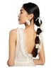 Sister Jane 100% Polyester Bow Print Ivory Short Sleeve Top Size XS - photo 3