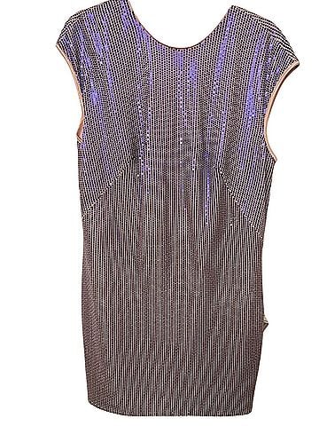 Tadashi Shoji Violet Shimmer Sequin Bodycon Draped Back Dress Cocktail Dress (view 1)