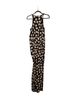 Diane von Furstenberg Floral Black White Jumpsuit Size 4 - photo 2