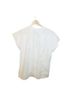 Harshman 100% Cotton Solid White Short Sleeve Blouse Size M - photo 2