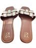 Yoki Brown Ivory Sandals Size 10 - photo 2
