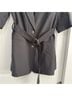 Topshop 100% Polyester Solid Black Blazer Size S - photo 4