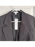 Topshop 100% Polyester Solid Black Blazer Size S - photo 3