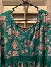 Torrid Floral Green Pink Short Sleeve Blouse Size 4X - photo 6