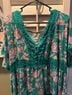 Torrid Floral Green Pink Short Sleeve Blouse Size 4X - photo 4