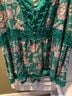 Torrid Floral Green Pink Short Sleeve Blouse Size 4X - photo 5