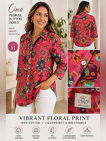 Cino 3/4 Sleeve Blouse (view 2)