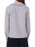 Maje 100% Cotton Stripes Blue White Long Sleeve Blouse Size S - photo 2
