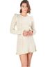 LoveShackFancy Ivory Wool Dress Size M - photo 1