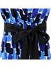 Boden Graphic Blue White Casual Dress Size 8 - photo 4