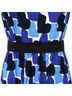 Boden Graphic Blue White Casual Dress Size 8 - photo 9