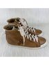 FRYE 100% Leather Solid Tan Ivory Sneakers Size 9 1/2 - photo 7