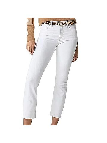 J.Crew Petite Flare Crop Jean in Signature Stretch Casual Pants (view 1)