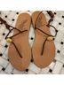 Ancient Greek Sandals Brown Sandals Size 7 - photo 3