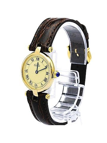 Cartier CARTIER Must Vendome Vermeil Gold Plated Quartz Ladies Watch (view 2)