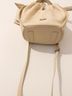 Oryany 100% Leather Solid Ivory Bucket Bag One size - photo 4