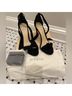Alexandre Birman 100% Suede Black Heels Size 7 - photo 5