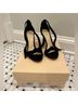 Alexandre Birman 100% Suede Black Heels Size 7 - photo 7