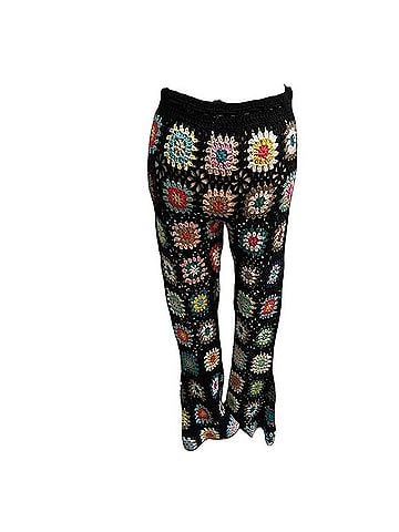 Princess Polly Crochet Granny Square Flare Pants Fleece Pants (view 2)