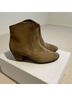 Isabel Marant 100% Suede Tan Ankle Boots Size 6 - photo 4