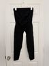 Blanqi Solid Black Leggings Size L - photo 4
