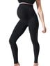 Blanqi Solid Black Leggings Size L - photo 1