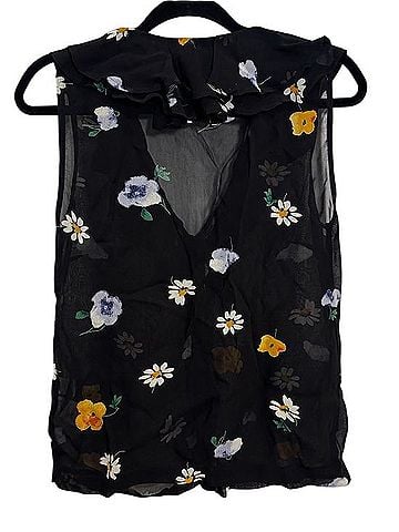 Ganni Dainty Sleeveless Blouse (view 2)