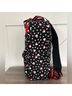 Disney 100% Canvas Polka Dots Black White Backpack One size - photo 4