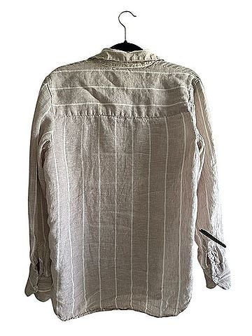H&M 100% Linen Long Sleeve T-Shirt (view 2)