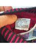 Possi 100% Wool Graphic Black Pink Wool Pullover Sweater Size S - photo 9