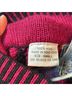 Possi 100% Wool Graphic Black Pink Wool Pullover Sweater Size S - photo 8