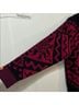 Possi 100% Wool Graphic Black Pink Wool Pullover Sweater Size S - photo 4