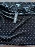 Steve Madden Polka Dots Black Silver Skort Size XL - photo 4