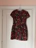 Mac Duggal Floral Red Black Cocktail Dress Size 4 - photo 7