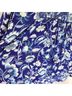 Spell 100% Rayon Floral Blue White Long Sleeve T-Shirt Size S - photo 8