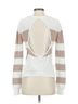 Lovers + Friends Stripes White Tan Pullover Sweater Size XS - photo 2