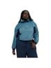 Girlfriend Collective 100% Recycled Polyester 14% Spandex Blue Jacket Size S - photo 1