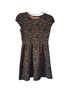 Forever 21 Floral Black Tan Casual Dress Size S - photo 1